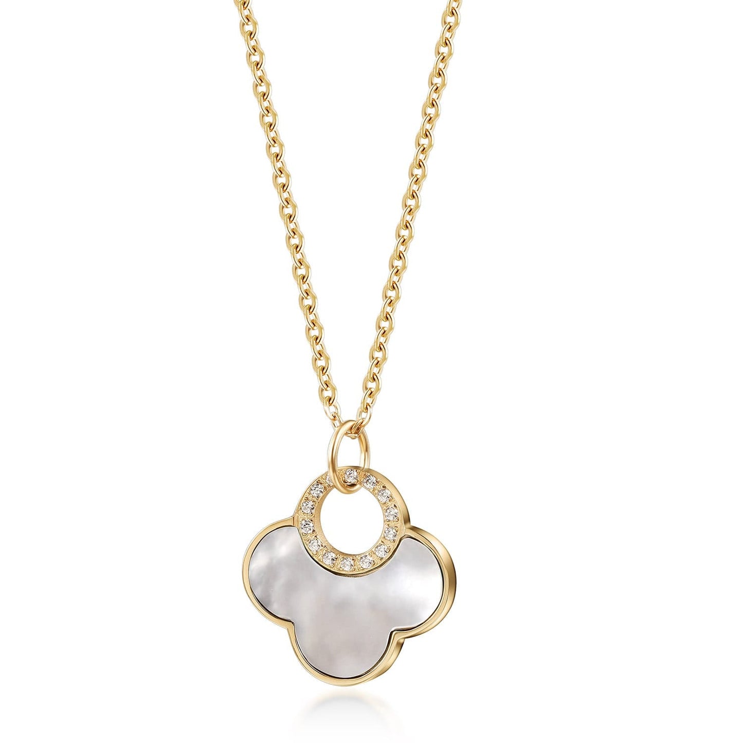 Modern Single Clover Necklace