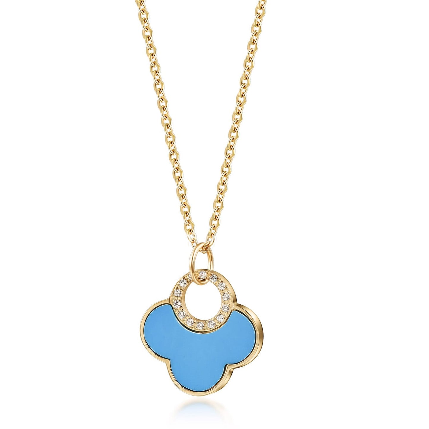 Modern Single Clover Necklace