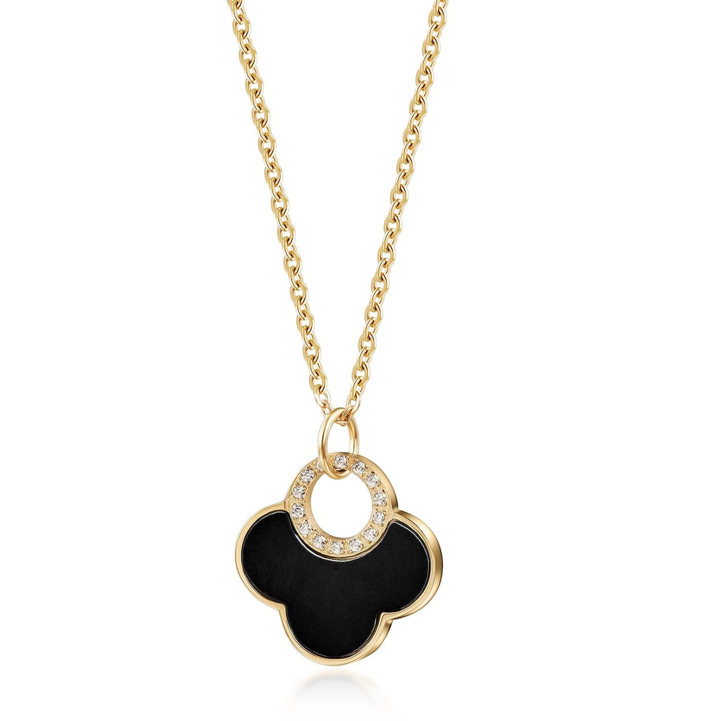 Modern Single Clover Necklace