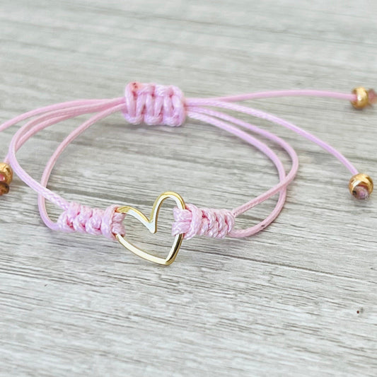 Gold Heart Bracelet